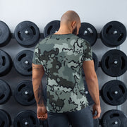 Alaska Chocolate Chip Urban CAMO Mens Athletic T-Shirt - Shirt