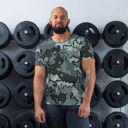 Alaska Chocolate Chip Urban CAMO Mens Athletic T-Shirt - XS - Shirt
