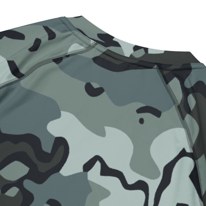 Alaska Chocolate Chip Urban CAMO Mens Short-Sleeve Rash Guard - SS