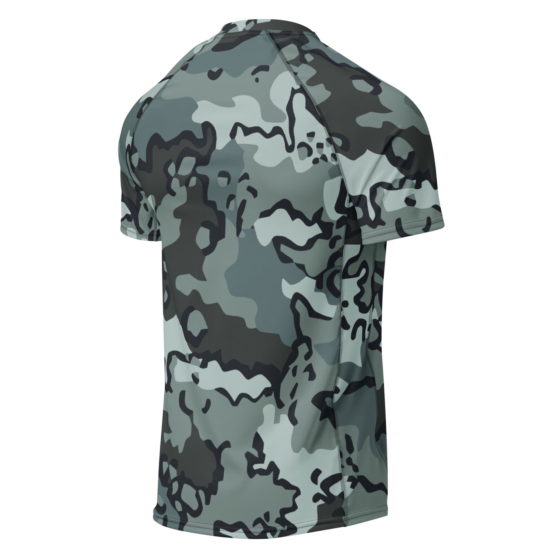 Alaska Chocolate Chip Urban CAMO Mens Short-Sleeve Rash Guard - Short-sleeve Guards