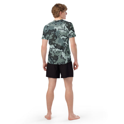 Alaska Chocolate Chip Urban CAMO Mens Short-Sleeve Rash Guard - Short-sleeve Guards