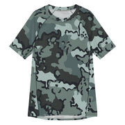 Alaska Chocolate Chip Urban CAMO Mens Short-Sleeve Rash Guard - 2XS - SS