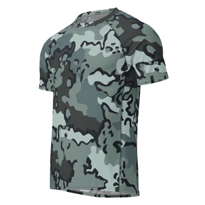 Alaska Chocolate Chip Urban CAMO Mens Short-Sleeve Rash Guard - Short-sleeve Guards