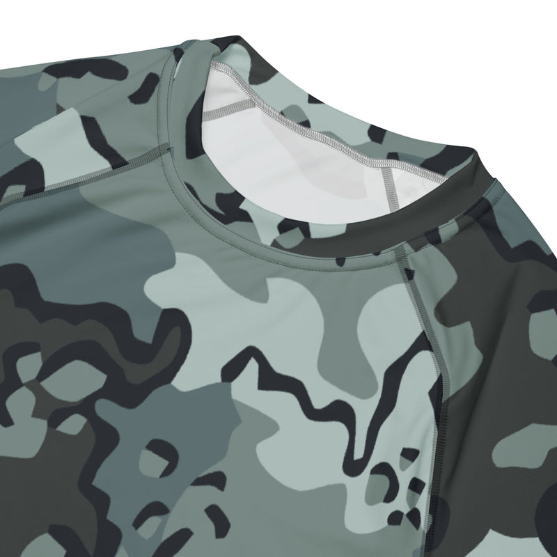 Alaska Chocolate Chip Urban CAMO Mens Short-Sleeve Rash Guard - SS