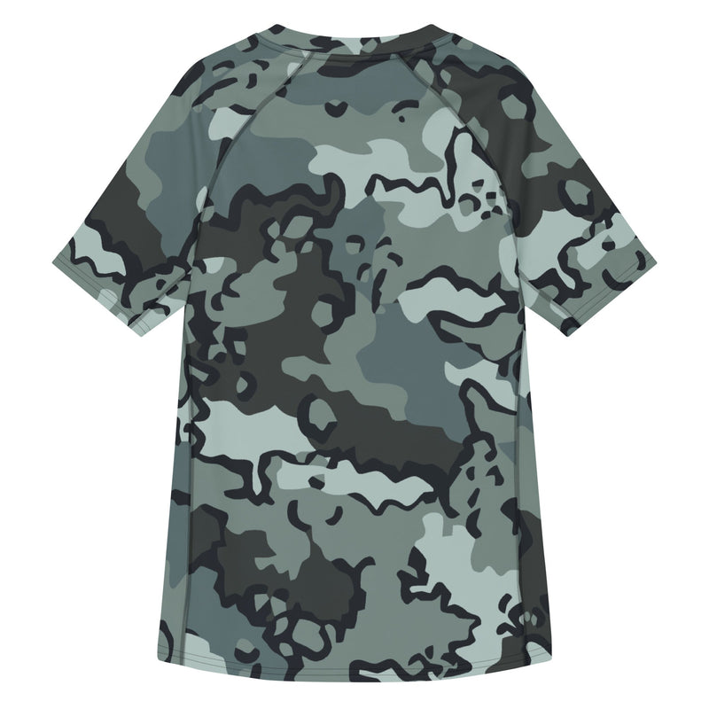 Alaska Chocolate Chip Urban CAMO Mens Short-Sleeve Rash Guard - SS