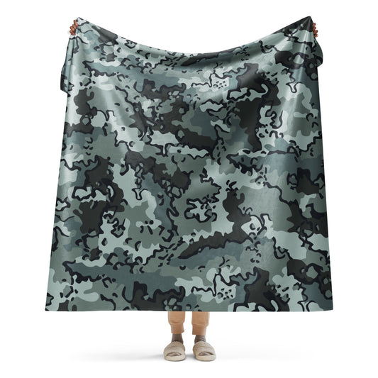 Alaska Chocolate Chip Urban CAMO Sherpa blanket - 60″×80″ - Blankets