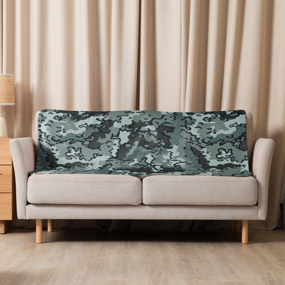 Alaska Chocolate Chip Urban CAMO Sherpa blanket - Blankets