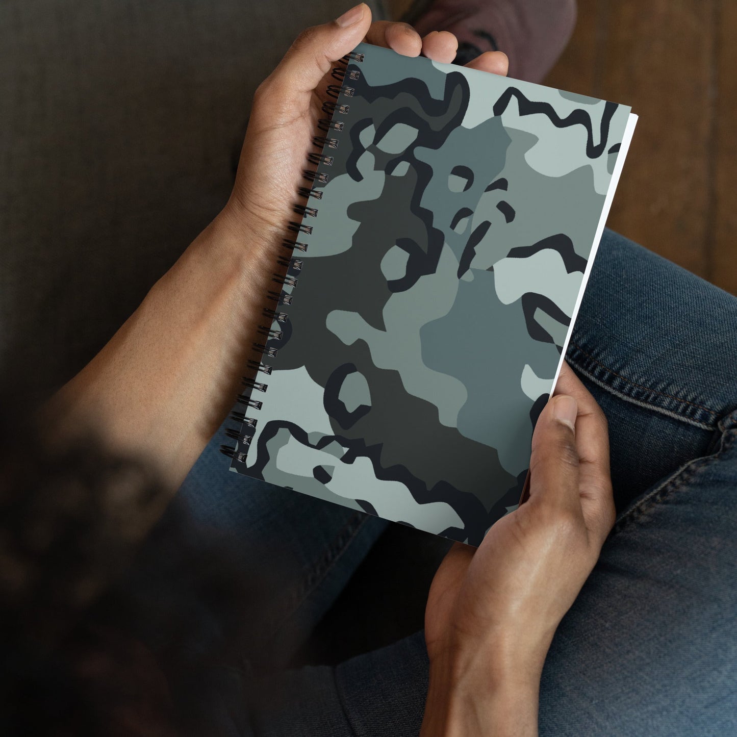 Alaska Chocolate Chip Urban CAMO Spiral notebook - Notebooks