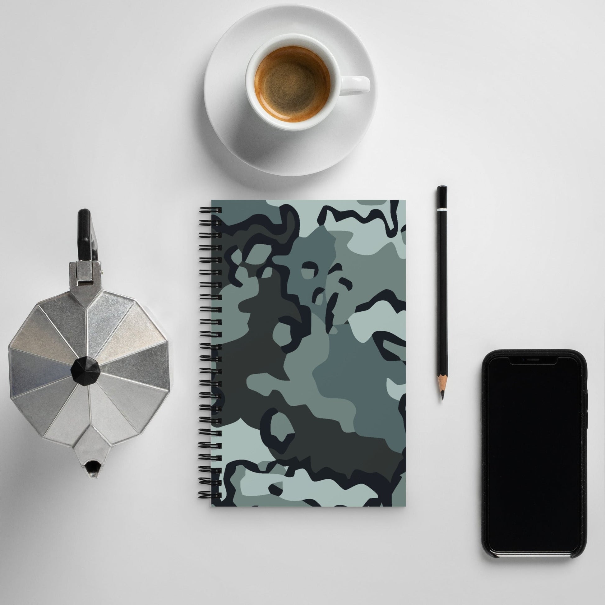 Alaska Chocolate Chip Urban CAMO Spiral notebook - Notebooks