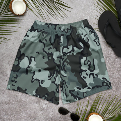 Alaska Chocolate Chip Urban CAMO Unisex Athletic Long Shorts