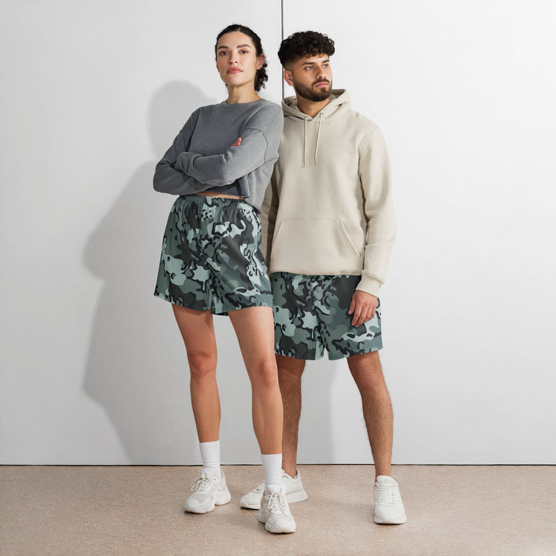 Alaska Chocolate Chip Urban CAMO Unisex Athletic Long Shorts