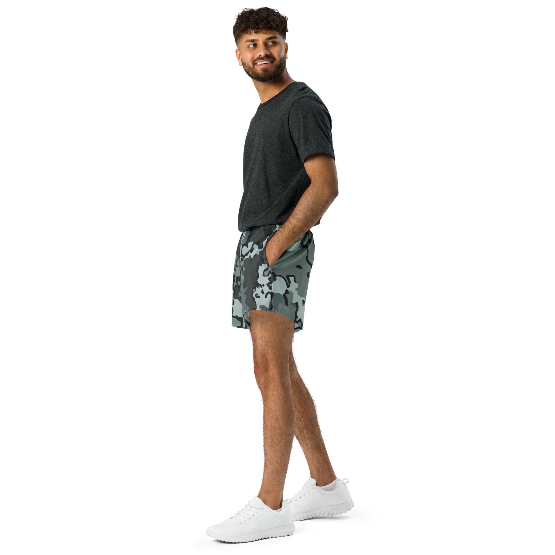 Alaska Chocolate Chip Urban CAMO Unisex Athletic Shorts