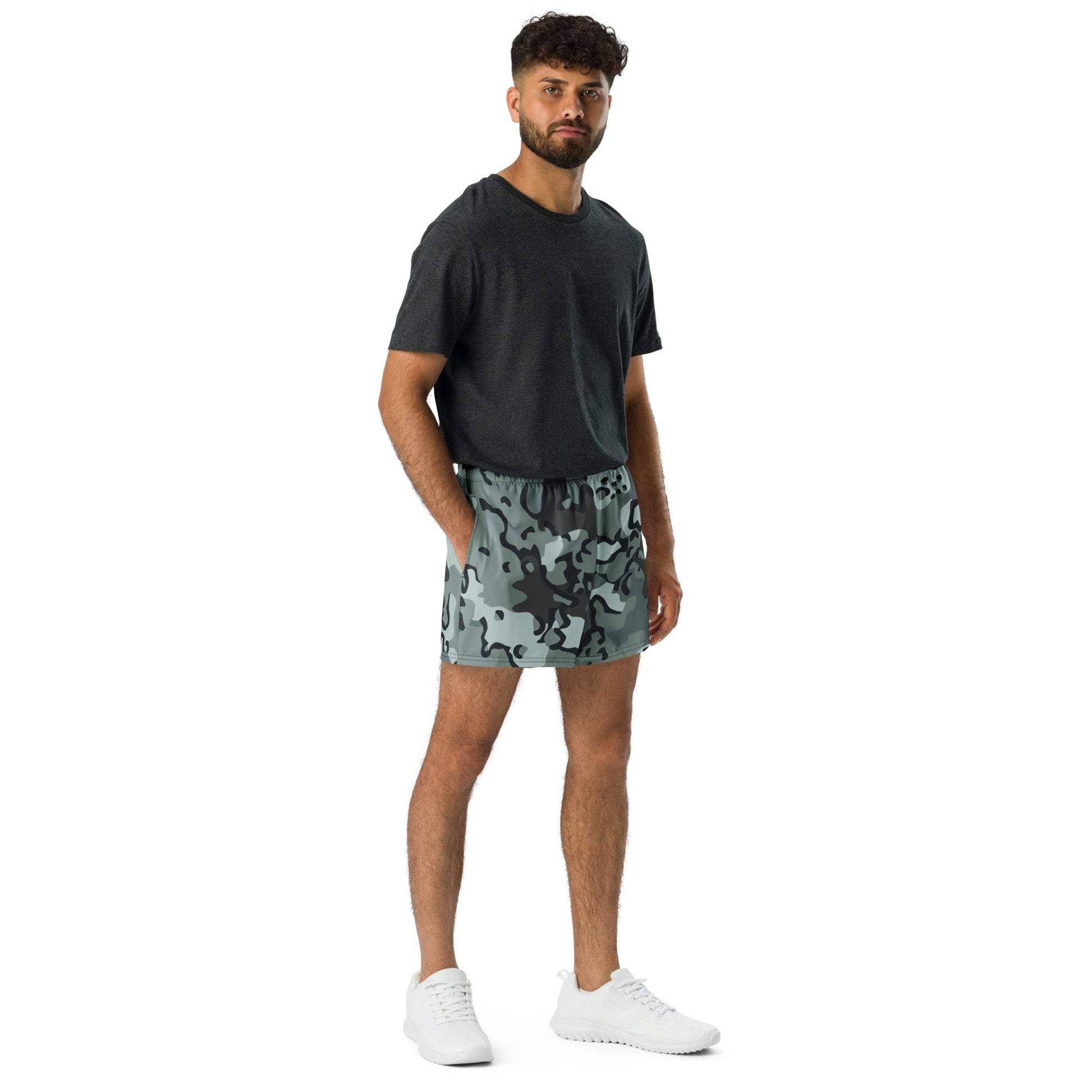 Alaska Chocolate Chip Urban CAMO Unisex Athletic Shorts