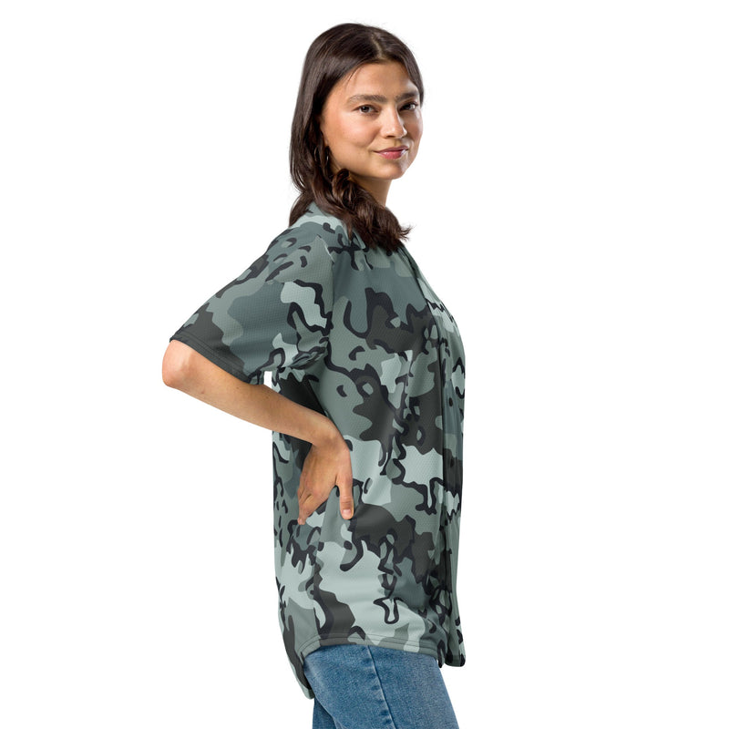 Alaska Chocolate Chip Urban CAMO Unisex Baseball Jersey