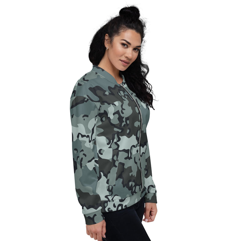 Alaska Chocolate Chip Urban CAMO Unisex Bomber Jacket