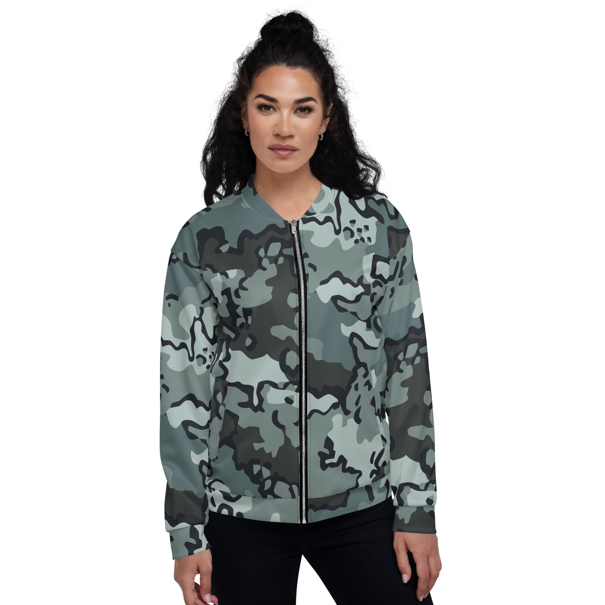 Alaska Chocolate Chip Urban CAMO Unisex Bomber Jacket - Jackets