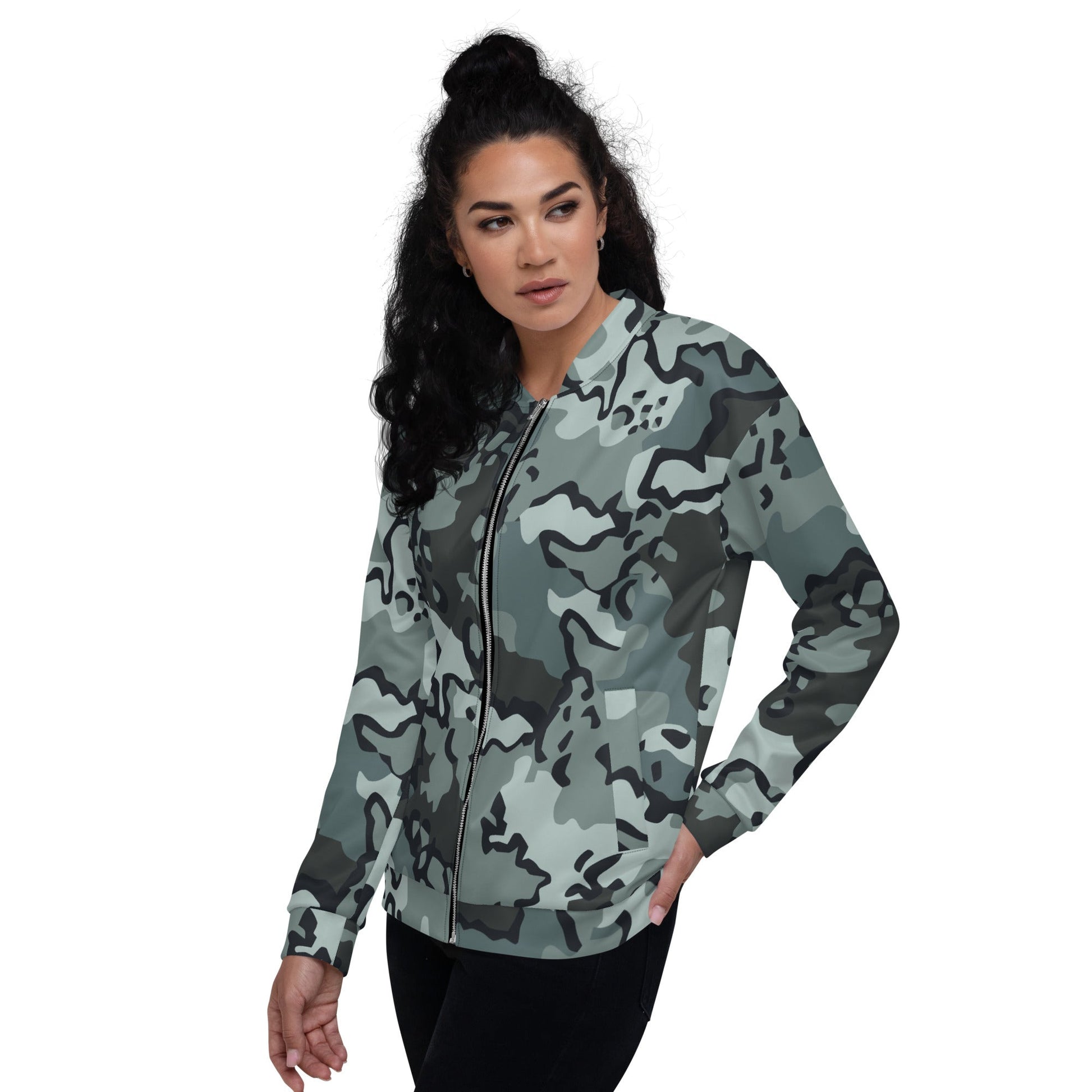 Alaska Chocolate Chip Urban CAMO Unisex Bomber Jacket - Jackets