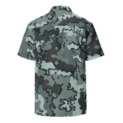 Alaska Chocolate Chip Urban CAMO Unisex Short-Sleeve Button Shirt - Button-Up