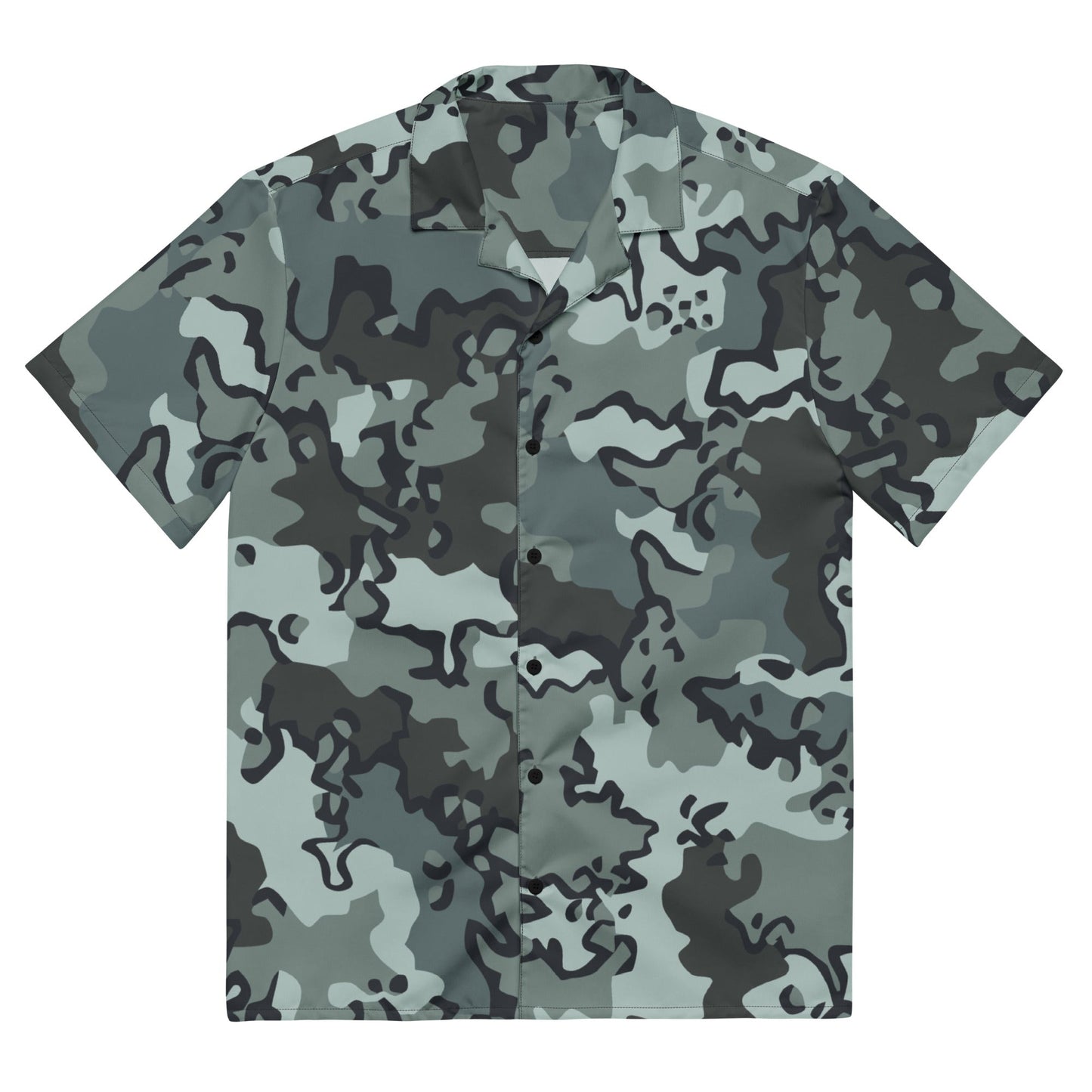 Alaska Chocolate Chip Urban CAMO Unisex button shirt - 2XS - Button Shirts