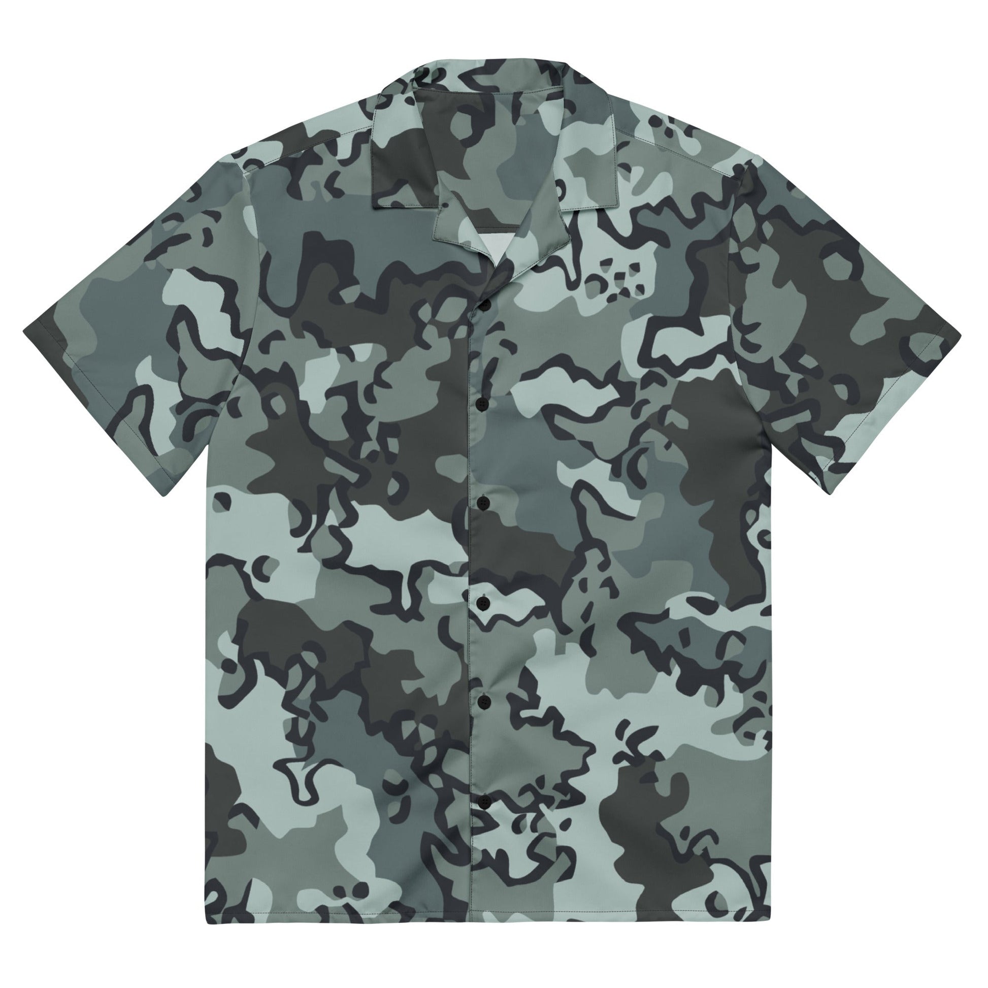 Alaska Chocolate Chip Urban CAMO Unisex button shirt - 2XS - Button Shirts