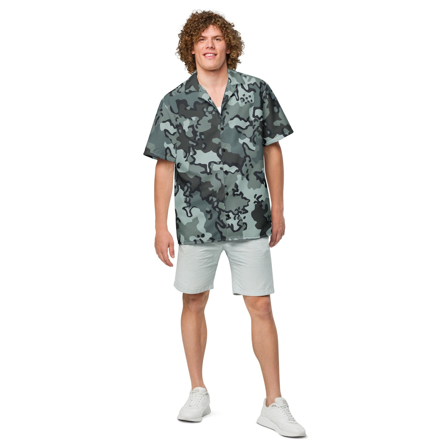 Alaska Chocolate Chip Urban CAMO Unisex button shirt - Button Shirts