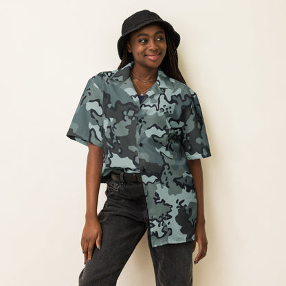 Alaska Chocolate Chip Urban CAMO Unisex button shirt - Button Shirts