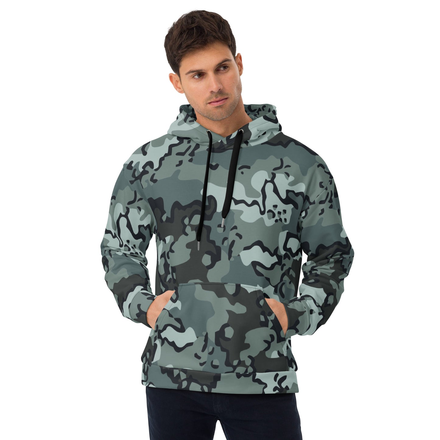 Alaska Chocolate Chip Urban CAMO Unisex Hoodie - 2XS - Hoodies