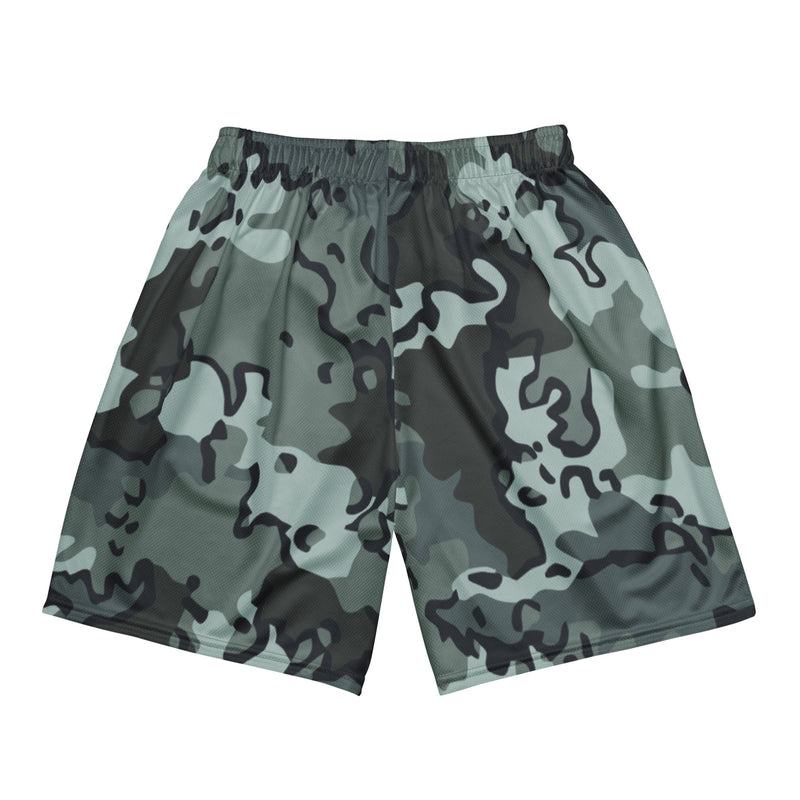 Alaska Chocolate Chip Urban CAMO Unisex Mesh Shorts