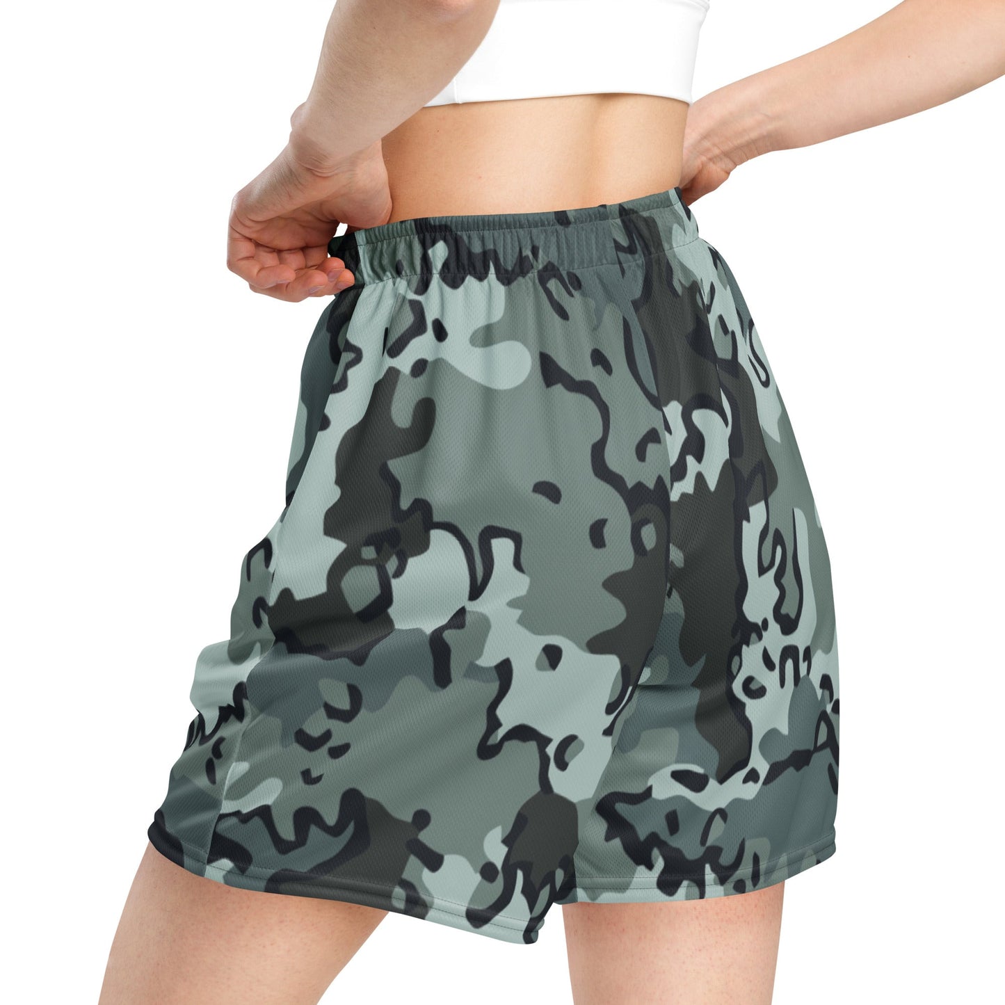 Alaska Chocolate Chip Urban CAMO Unisex mesh shorts - Mesh Shorts