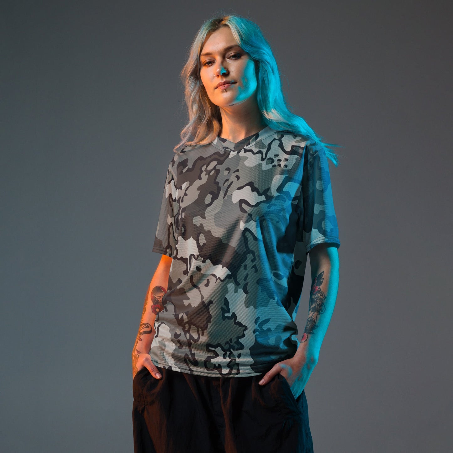 Alaska Chocolate Chip Urban CAMO unisex sports jersey - Sports Jerseys