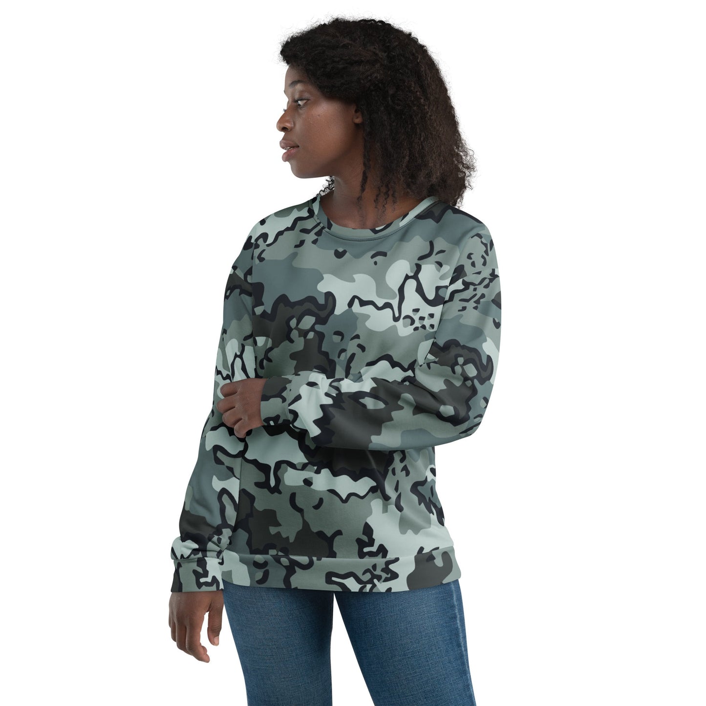 Alaska Chocolate Chip Urban CAMO Unisex Sweatshirt - Sweatshirts