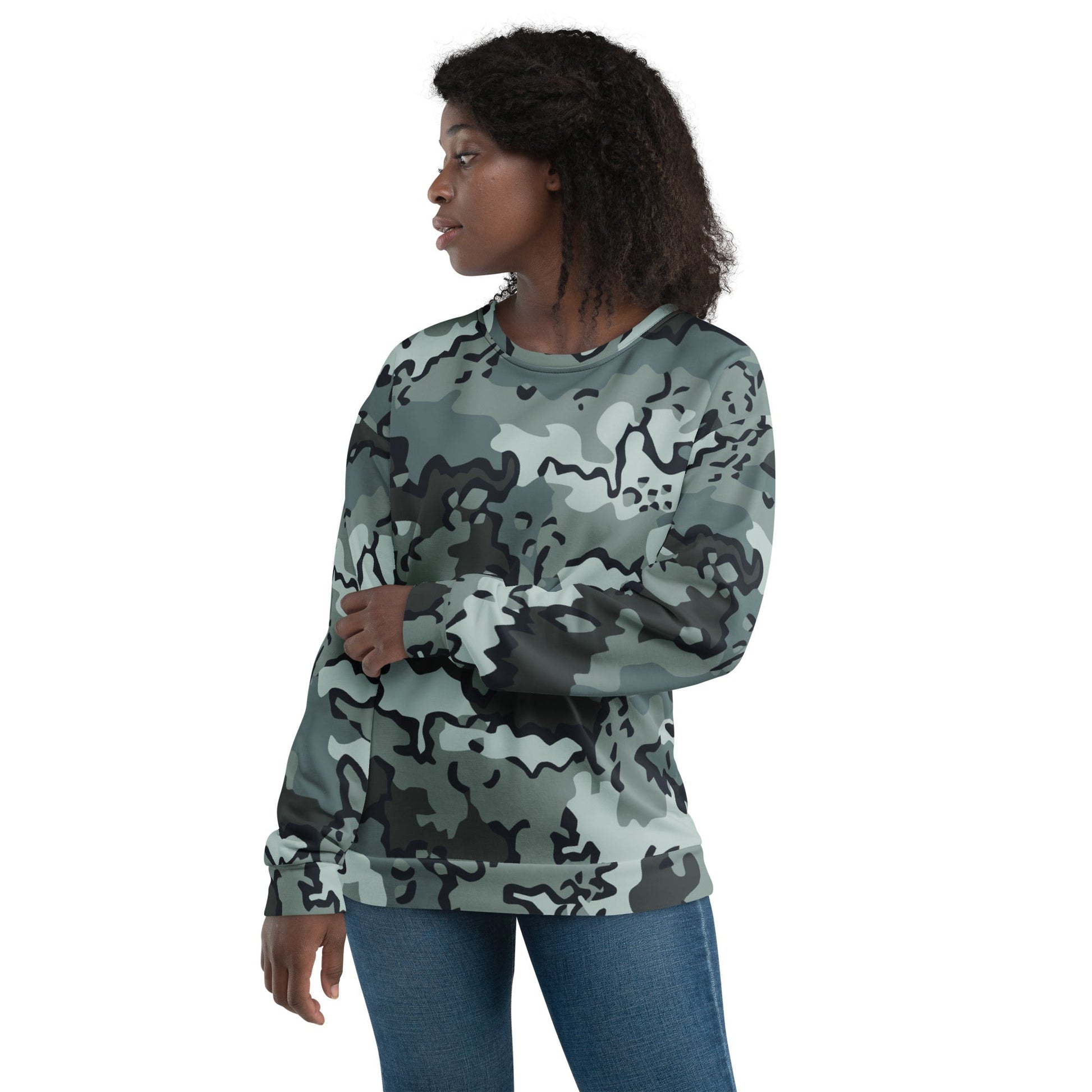 Alaska Chocolate Chip Urban CAMO Unisex Sweatshirt - Sweatshirts