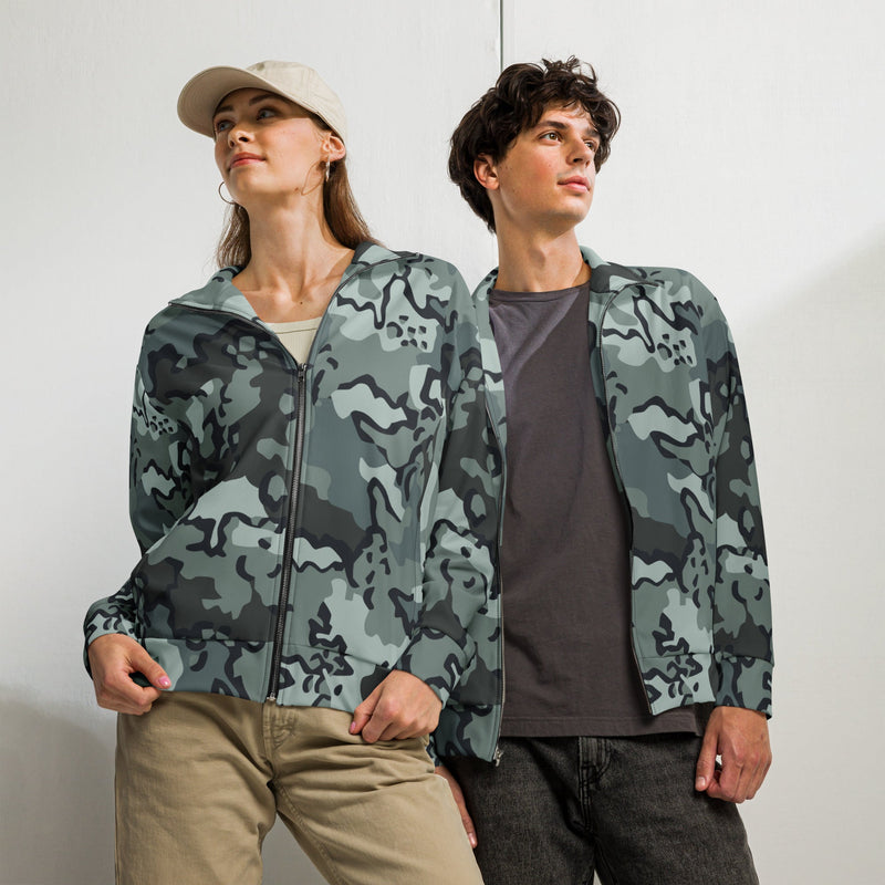 Alaska Chocolate Chip Urban CAMO Unisex Track Jacket - 2XS