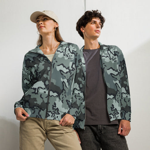 Alaska Chocolate Chip Urban CAMO Unisex Track Jacket - 2XS