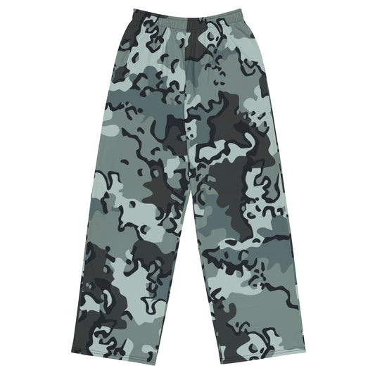Alaska Chocolate Chip Urban CAMO unisex wide-leg pants - 2XS - Wide-leg Pants
