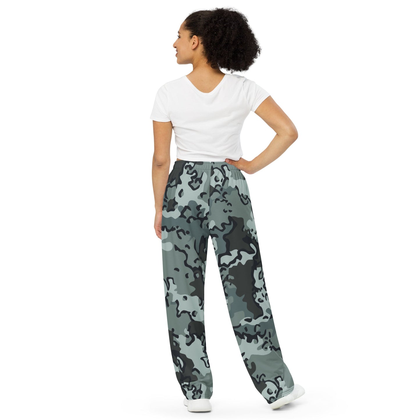 Alaska Chocolate Chip Urban CAMO unisex wide-leg pants - Wide-leg Pants