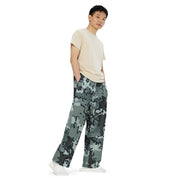 Alaska Chocolate Chip Urban CAMO Unisex Wide-Leg Leisure Pants - Pant
