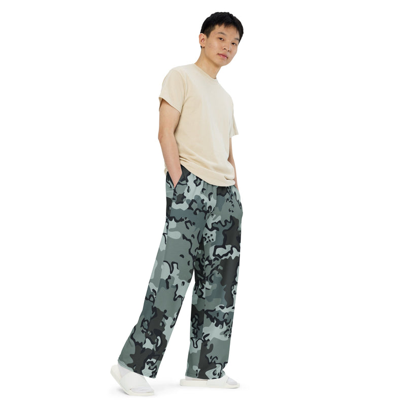 Alaska Chocolate Chip Urban CAMO Unisex Wide-Leg Leisure Pants - Pant