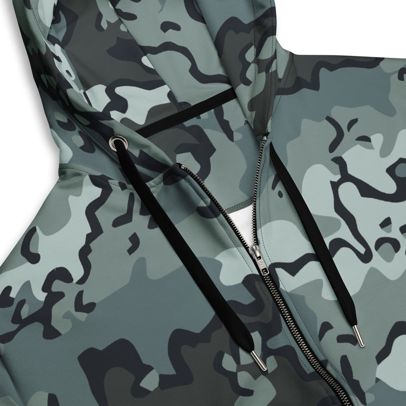 Alaska Chocolate Chip Urban CAMO Unisex Zip Hoodie