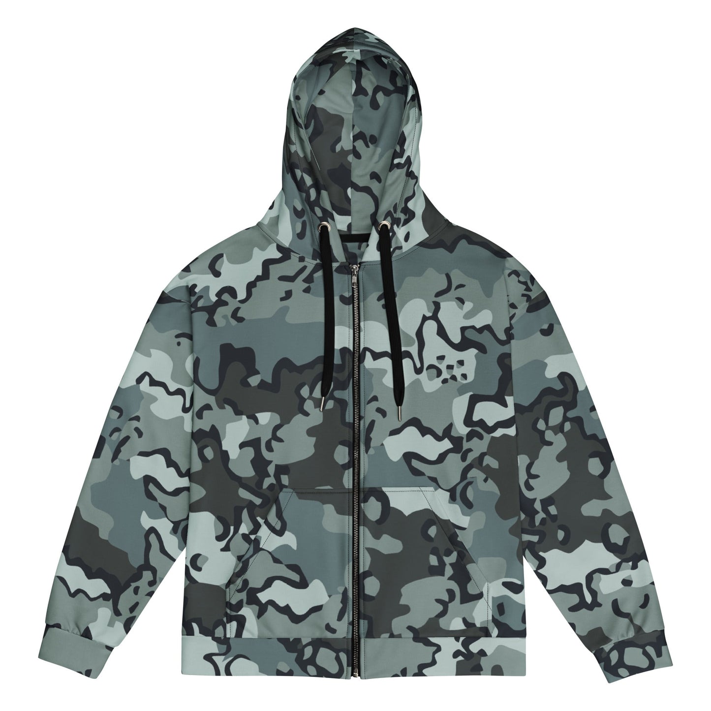Alaska Chocolate Chip Urban CAMO Unisex zip hoodie - 2XS - Zip Hoodies