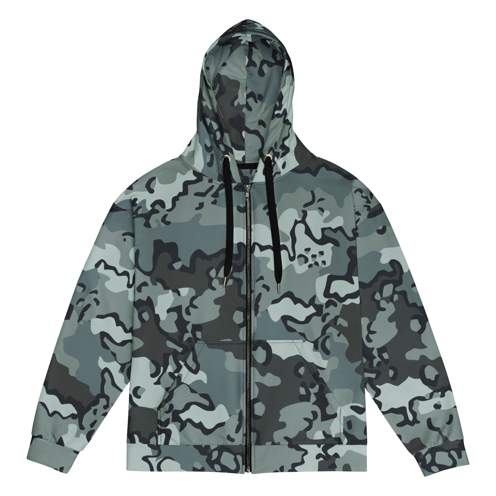 Alaska Chocolate Chip Urban CAMO Unisex zip hoodie - 2XS - Zip Hoodies