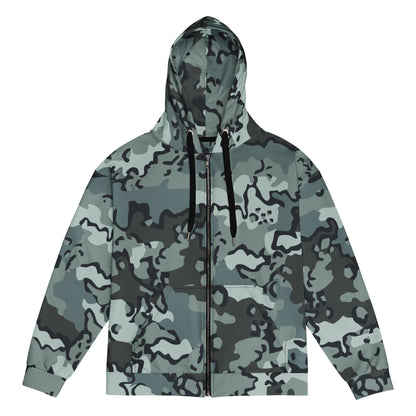 Alaska Chocolate Chip Urban CAMO Unisex zip hoodie - 2XS - Zip Hoodies