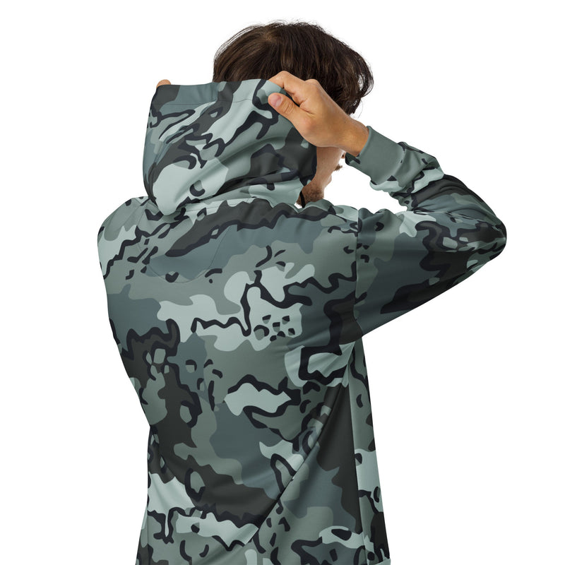 Alaska Chocolate Chip Urban CAMO Unisex Zip Hoodie