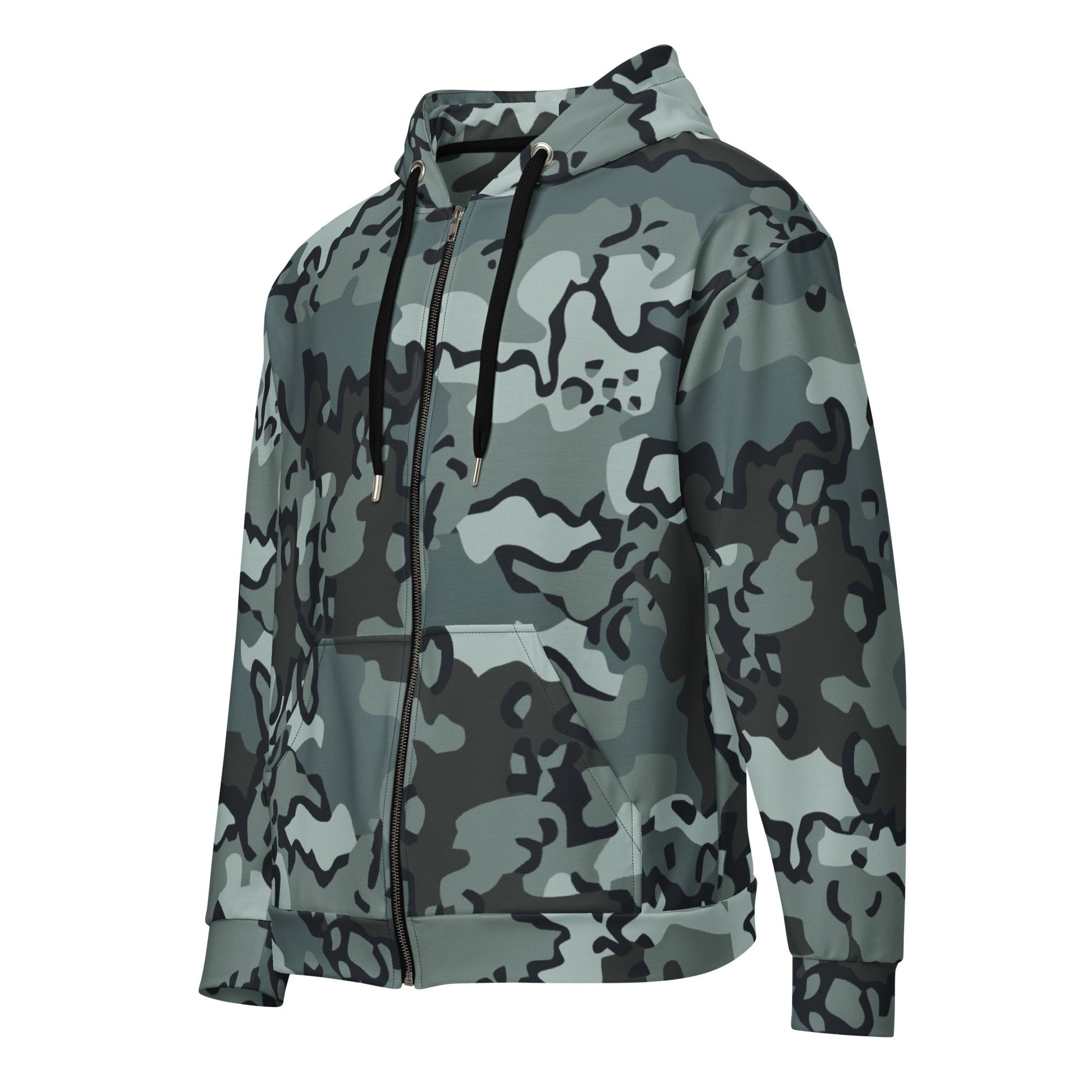Alaska Chocolate Chip Urban CAMO Unisex zip hoodie - Zip Hoodies