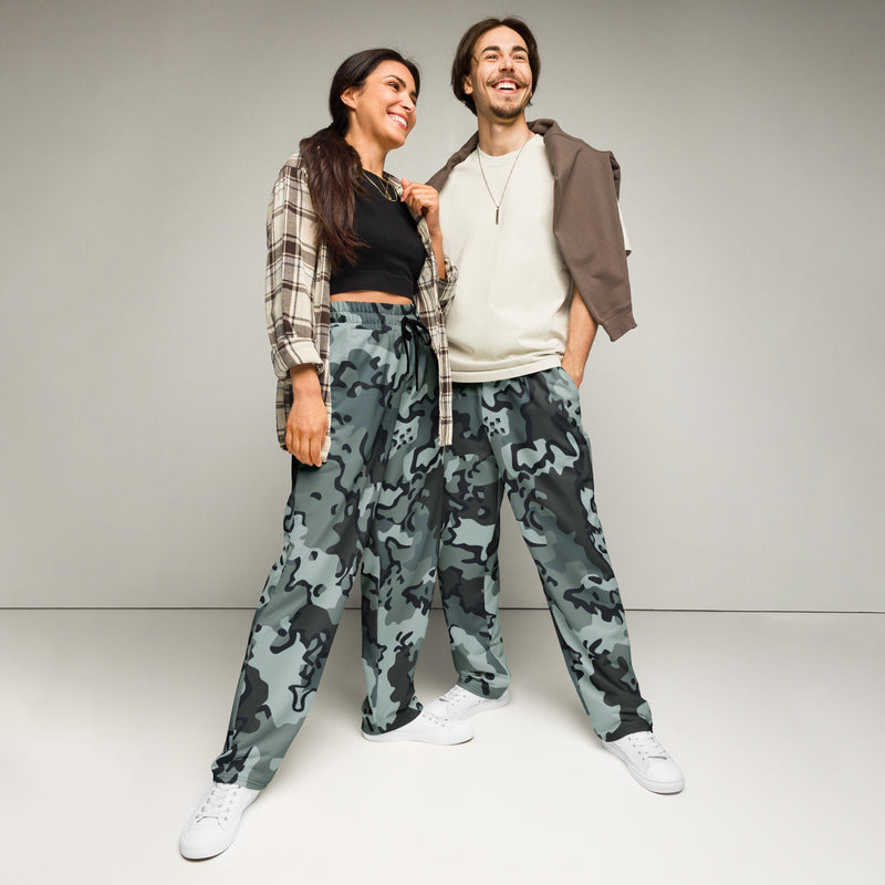 Alaska Chocolate Chip Urban CAMO Unisex Wide-Leg Joggers - 2XS