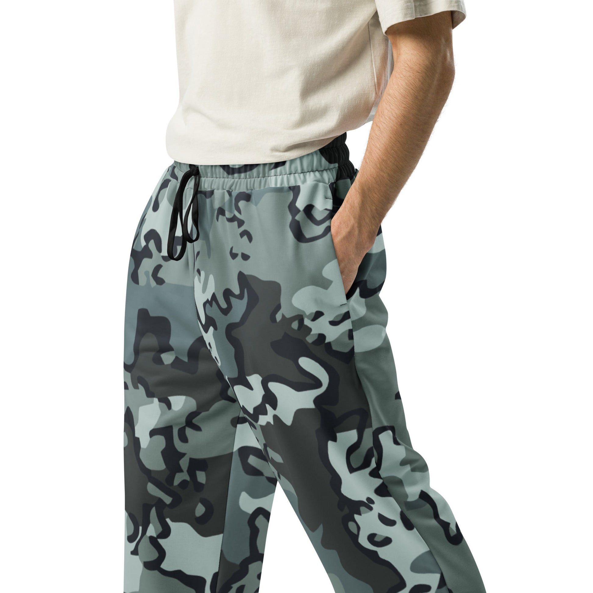 Alaska Chocolate Chip Urban CAMO Wide-leg joggers - Joggers
