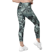 Alaska Chocolate Chip Urban CAMO Womens Leggings with Pockets - Women