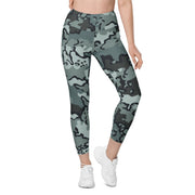 Alaska Chocolate Chip Urban CAMO Womens Leggings with Pockets - Women