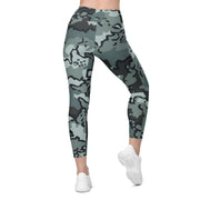 Alaska Chocolate Chip Urban CAMO Womens Leggings with Pockets - Women