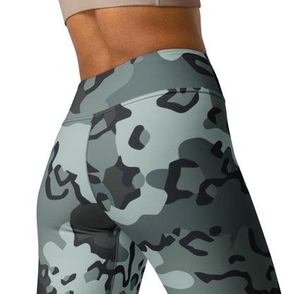 Alaska Chocolate Chip Urban CAMO Yoga Leggings - Womens